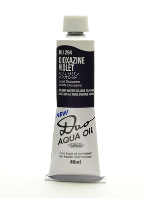 Holbein Duo Aqua Artist Oil Color Dioxazine Violet 40 Ml (DU294)