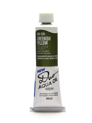 Holbein Duo Aqua Artist Oil Color Greenish Yellow 40 Ml (DU235)