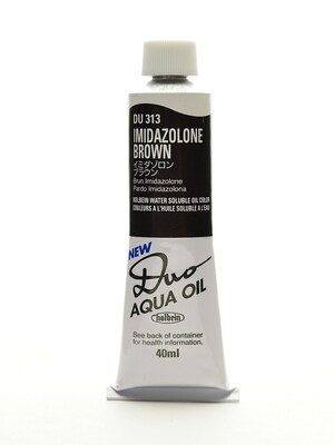 Holbein Duo Aqua Artist Oil Color Imidazolone Brown 40 Ml (DU313)