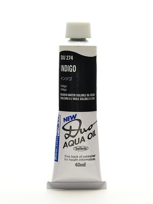 Holbein Duo Aqua Artist Oil Color Indigo 40 Ml (DU274)