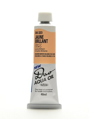 Holbein Duo Aqua Artist Oil Color Jaune Brilliant 40 Ml (DU223)