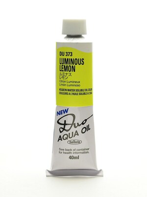 Holbein Duo Aqua Artist Oil Color Luminous Lemon 40 Ml (DU373)