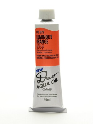 Holbein Duo Aqua Artist Oil Color Luminous Orange 40 Ml (DU372)
