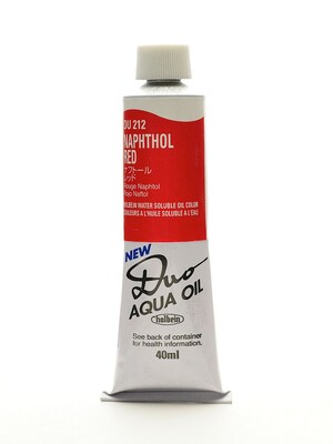 Holbein Duo Aqua Artist Oil Color Naphthol Red 40 Ml (DU212)