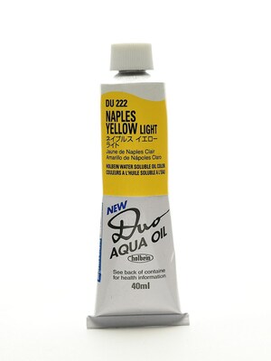 Holbein Duo Aqua Artist Oil Color Naples Yellow Light 40 Ml (DU222)
