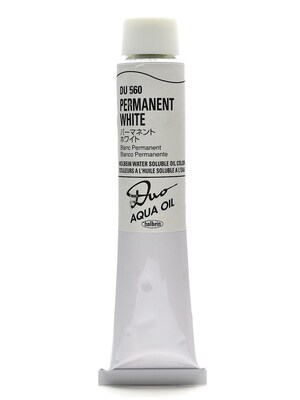 Holbein Duo Aqua Artist Oil Color Permanent White 110 Ml (DU560)