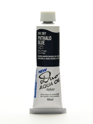 Holbein Duo Aqua Artist Oil Color Phthalo Blue 40 Ml (DU287)