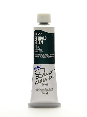 Holbein Duo Aqua Artist Oil Color Phthalo Green 40 Ml (DU252)