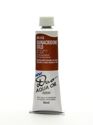 Holbein Duo Aqua Artist Oil Color Quinacridone Gold 40 Ml (DU312)