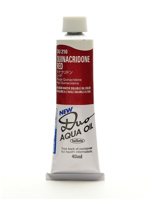 Holbein Duo Aqua Artist Oil Color Quinacridone Red 40 Ml (DU210)