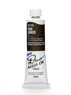 Holbein Duo Aqua Artist Oil Color Raw Umber 40 Ml [Pack Of 2] (2PK-DU315)