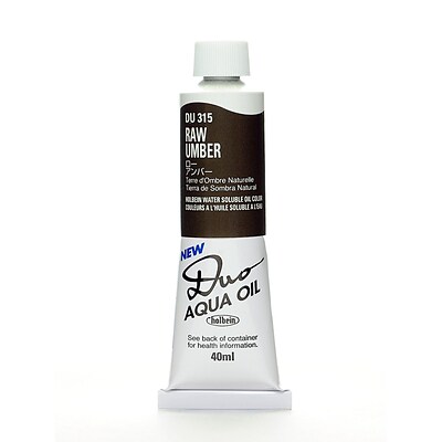 Holbein Duo Aqua Artist Oil Color Raw Umber 40 Ml [Pack Of 2] (2PK-DU315)