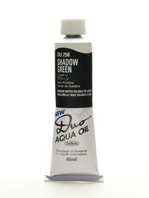 Holbein Duo Aqua Artist Oil Color Shadow Green 40 Ml (DU258)