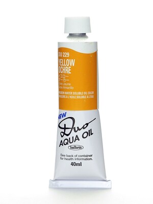 Holbein Duo Aqua Artist Oil Color Yellow Ochre 40 Ml [Pack Of 2] (2PK-DU229)