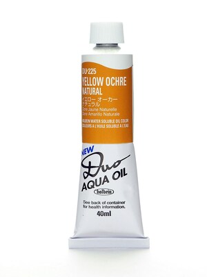 Holbein Duo Aqua Artist Oil Color Yellow Ochre Natural 40 Ml (DU225)