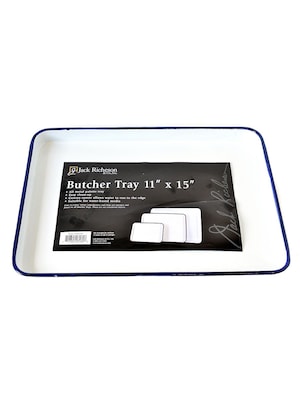 Jack Richeson Butcher Tray 11 In. X 15 In. Oblong White [Pack Of 2] (2PK-400240)