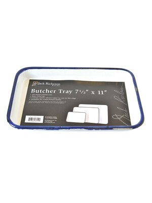 Jack Richeson Butcher Tray 7 1/2 In. X 11 In. Oblong White [Pack Of 2] (2PK-400239)