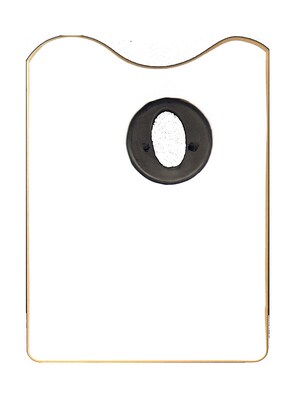 Jack Richeson Rectangular Melamine Palettes 9 In. X 12 In. [Pack Of 2] (2PK-696050)