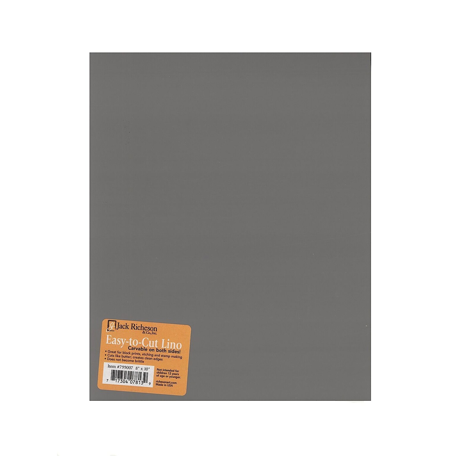 Jack Richeson Unmounted Easy-To-Cut Linoleum 8 In. X 10 In. [Pack Of 2] (2PK-799007)