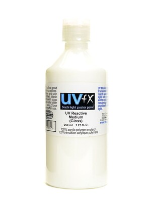 Jack Richeson Uvfx Uv Reactive Paint Medium Gloss 250 Ml Bottle [Pack Of 2] (2PK-0242508762)