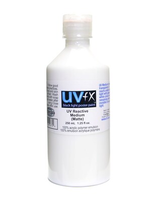 Jack Richeson Uvfx Uv Reactive Medium Matte 250 Ml Bottle [Pack Of 2] (2PK-0242508770)