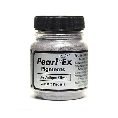 Jacquard Pearl Ex Powdered Pigments Antique Silver 0.75 Oz. [Pack Of 3] (3PK-JPX1662)