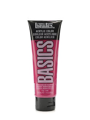 Liquitex Basics Acrylics Colors Acra Magenta 4 Oz. Tube [Pack Of 3] (3PK-1046114)