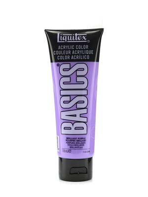 Liquitex Basics Acrylics Colors Brilliant Purple 4 Oz. Tube [Pack Of 3] (3PK-1046590)