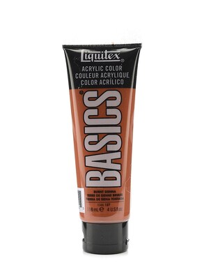 Liquitex Basics Acrylics Colors Burnt Sienna 4 Oz. Tube [Pack Of 3] (3PK-1046127)