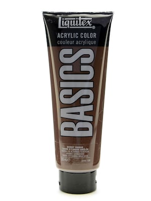 Liquitex Basics Acrylics Colors Burnt Umber 8.5 Oz. Tube [Pack Of 2] (2PK-4385128)