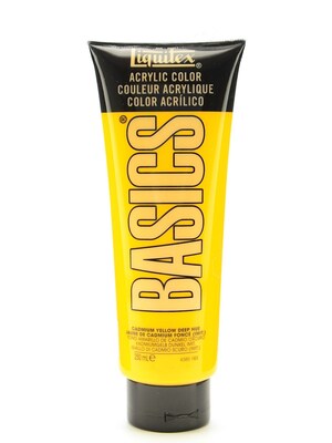 Liquitex Basics Acrylics Colors Cadmium Yellow Deep Hue 8.5 Oz. Tube [Pack Of 2] (2PK-4385163)