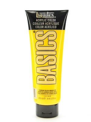 Liquitex Basics Acrylics Colors Cadmium Yellow Medium Hue 8.5 Oz. Tube (4385161)