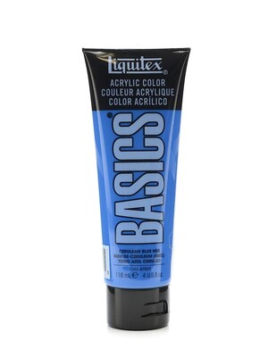 Liquitex Basics Acrylics Colors Cerulean Blue Hue 4 Oz. Tube [Pack Of 3] (3PK-1046470)