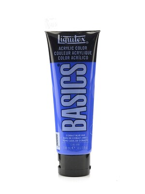 Liquitex Basics Acrylics Colors Cobalt Blue Hue 4 Oz. Tube [Pack Of 3] (3PK-1046170)