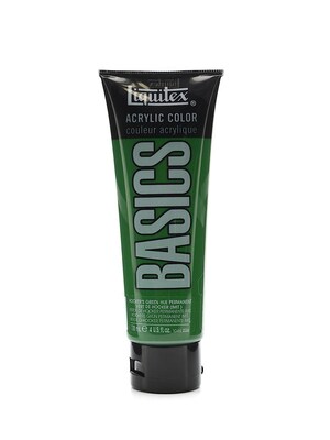 Liquitex Basics Acrylics Colors HookerS Green Hue Permanent 4 Oz. Tube [Pack Of 3] (3PK-1046224)