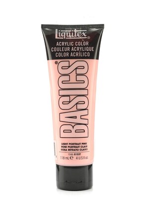 Liquitex Basics Acrylics Colors Light Portrait Pink 4 Oz. Tube [Pack Of 3] (3PK-1046810)