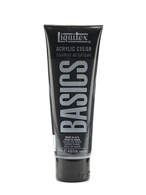Liquitex Basics Acrylics Colors Mars Black 4 Oz. Tube [Pack Of 3] (3PK-1046276)