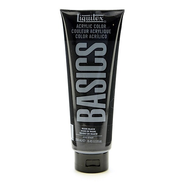 Liquitex Basics Acrylics Colors Mars Black 8.5 Oz. Tube (4385276)