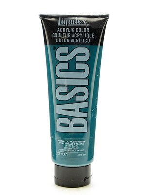 Liquitex Basics Acrylics Colors Phthalocyanine Green 8.5 Oz. Tube (4385317)
