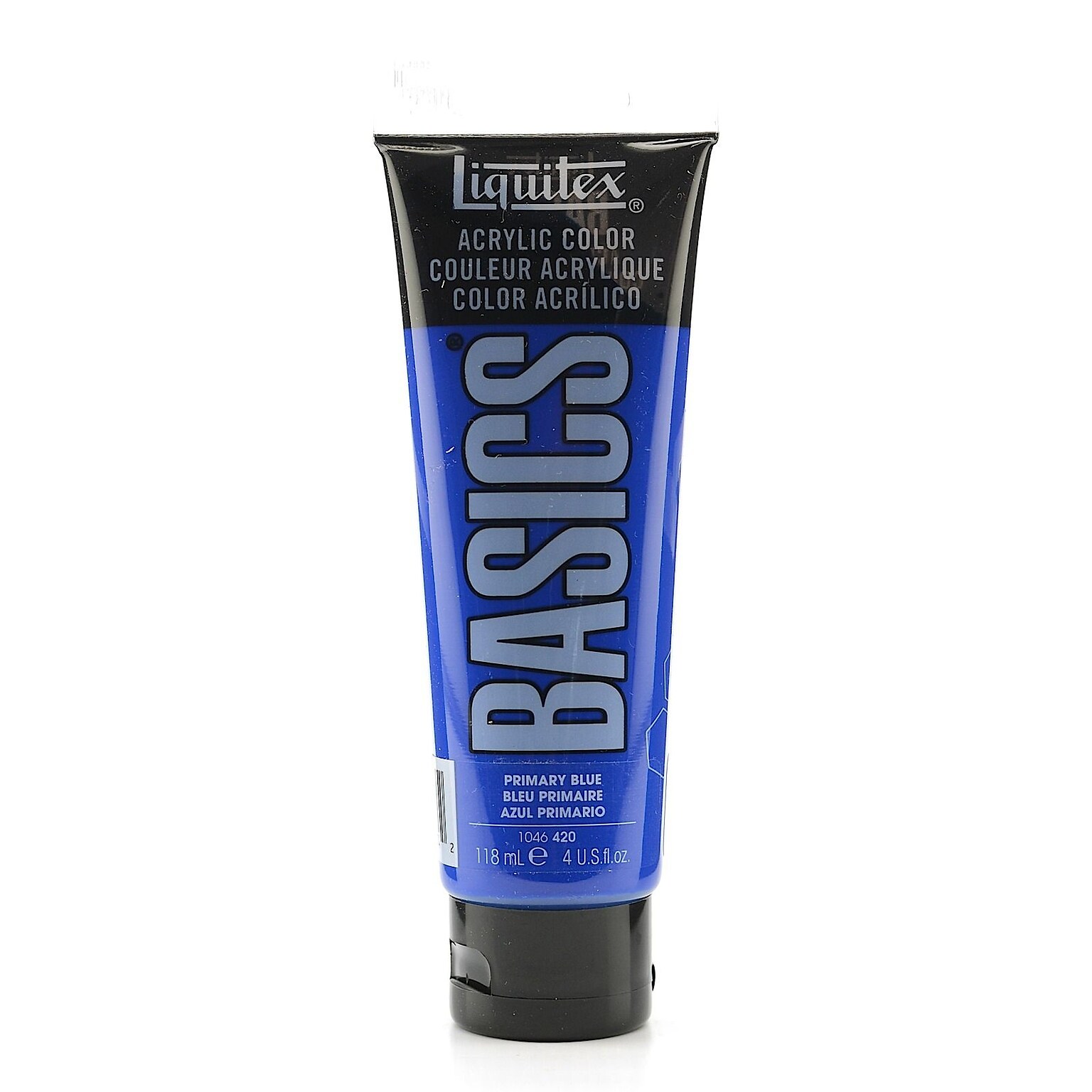 Liquitex Basics Acrylics Colors Primary Blue 4 Oz. Tube [Pack Of 3] (3PK-1046420)