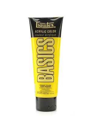 Liquitex Basics Acrylics Colors Primary Yellow 4 Oz. Tube [Pack Of 3] (3PK-1046410)