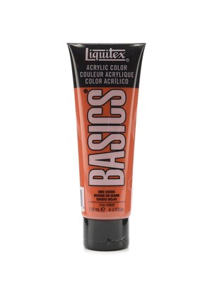 Liquitex Basics Acrylics Colors Red Oxide 4 Oz. Tube [Pack Of 3] (3PK-1046335)