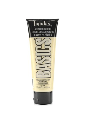 Liquitex Basics Acrylics Colors Unbleached Titanium 4 Oz. Tube [Pack Of 3] (3PK-1046434)