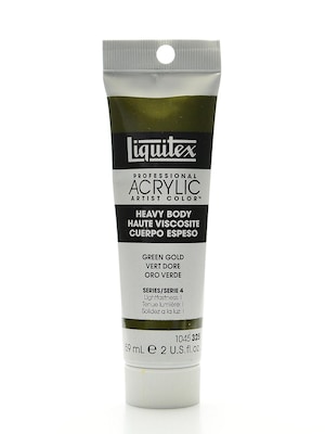 Liquitex Heavy Body Professional Artist Acrylic Colors Green Gold 2 Oz. [Pack Of 2] (2PK-1045325)