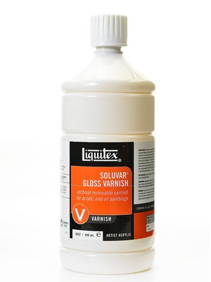 Liquitex Soluvar Final Picture Varnish Gloss 32 Oz. Bottle (6032)
