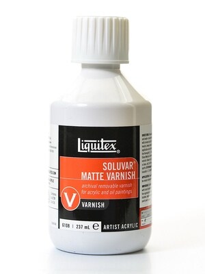 Liquitex Soluvar Final Picture Varnish Matte 8 Oz. Bottle (6108)