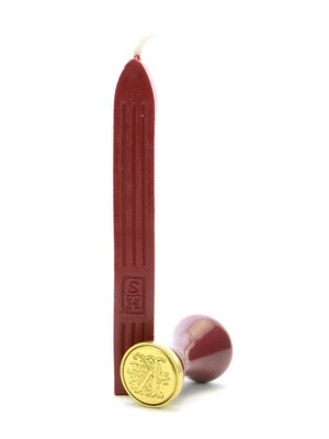 Manuscript Chronicle Wax And Seal Range Initial K (MSH725K)