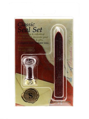 Manuscript Chronicle Wax And Seal Range Initial S (MSH725S)