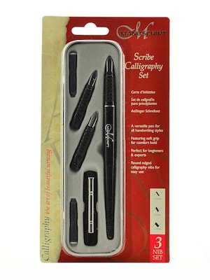 Manuscript Scribe Series Calligraphy Pen And Pen Set Pen And 3 Nib Set (MC4300)