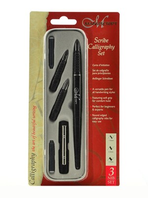 Manuscript Scribe Series Calligraphy Pen And Pen Set Pen And 3 Nib Set (MC4300)